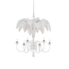 Chelsea House Fern White Chandelier