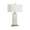 Chelsea House White Kennedy Marble Table Lamp