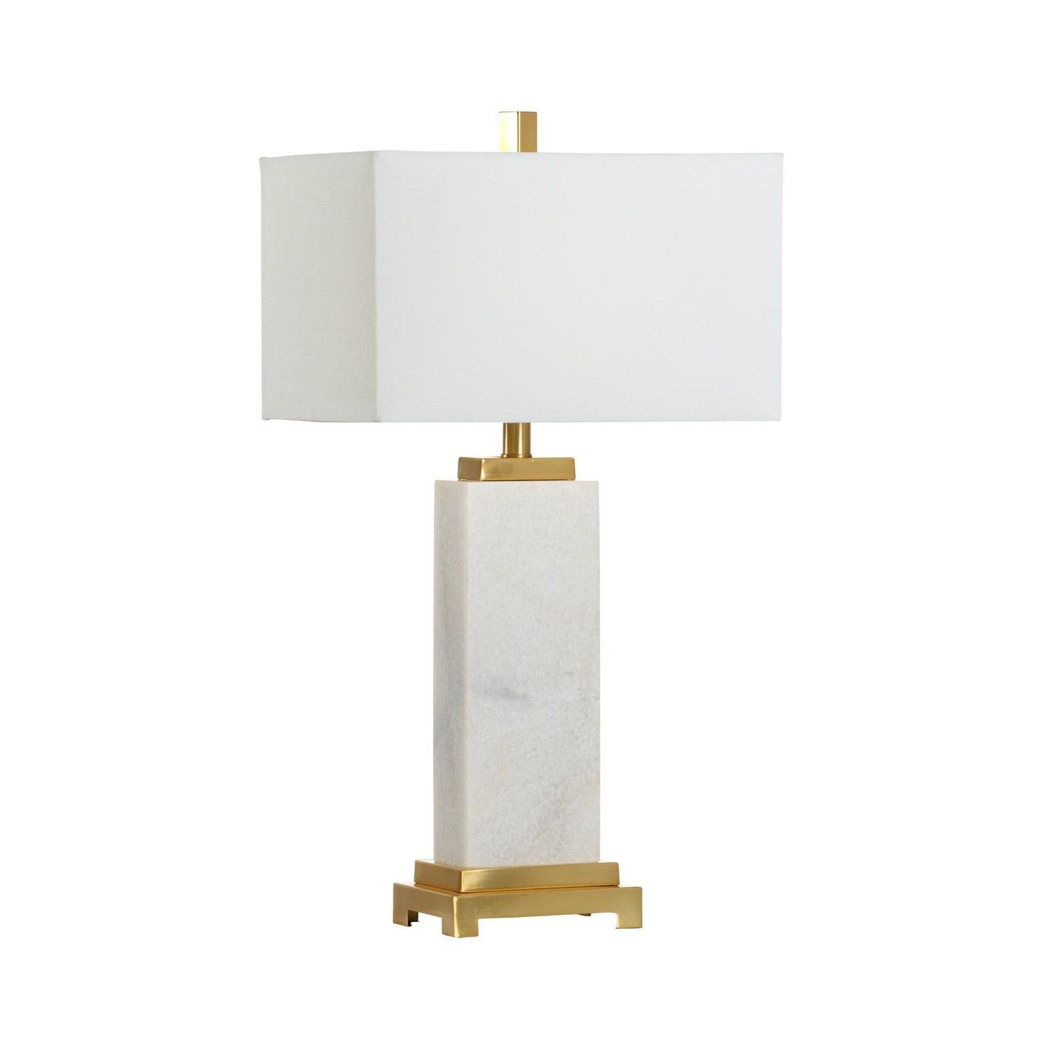 Chelsea House White Kennedy Marble Table Lamp