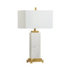 Chelsea House White Kennedy Marble Table Lamp