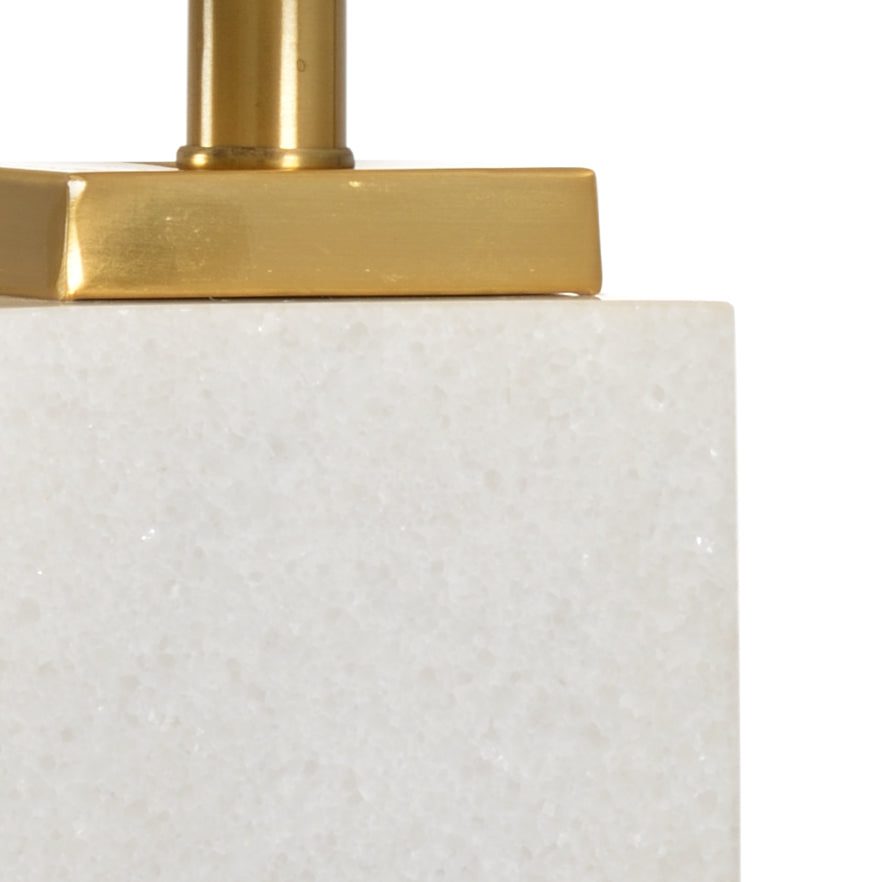 Chelsea House White Kennedy Marble Table Lamp