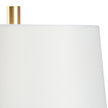 Chelsea House Round White Crosby Table Lamp