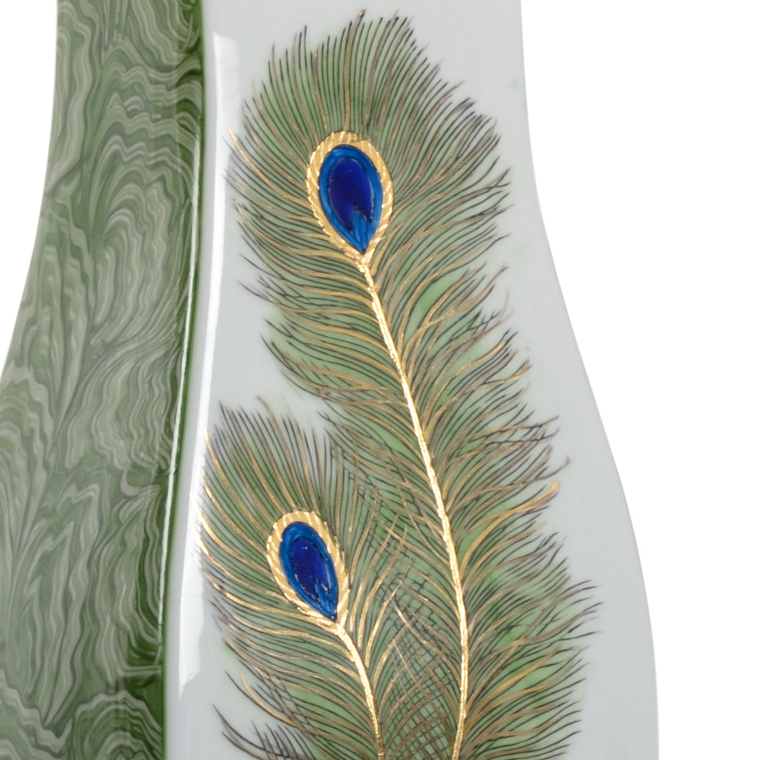 Chelsea House Peacock Feather Table Lamp