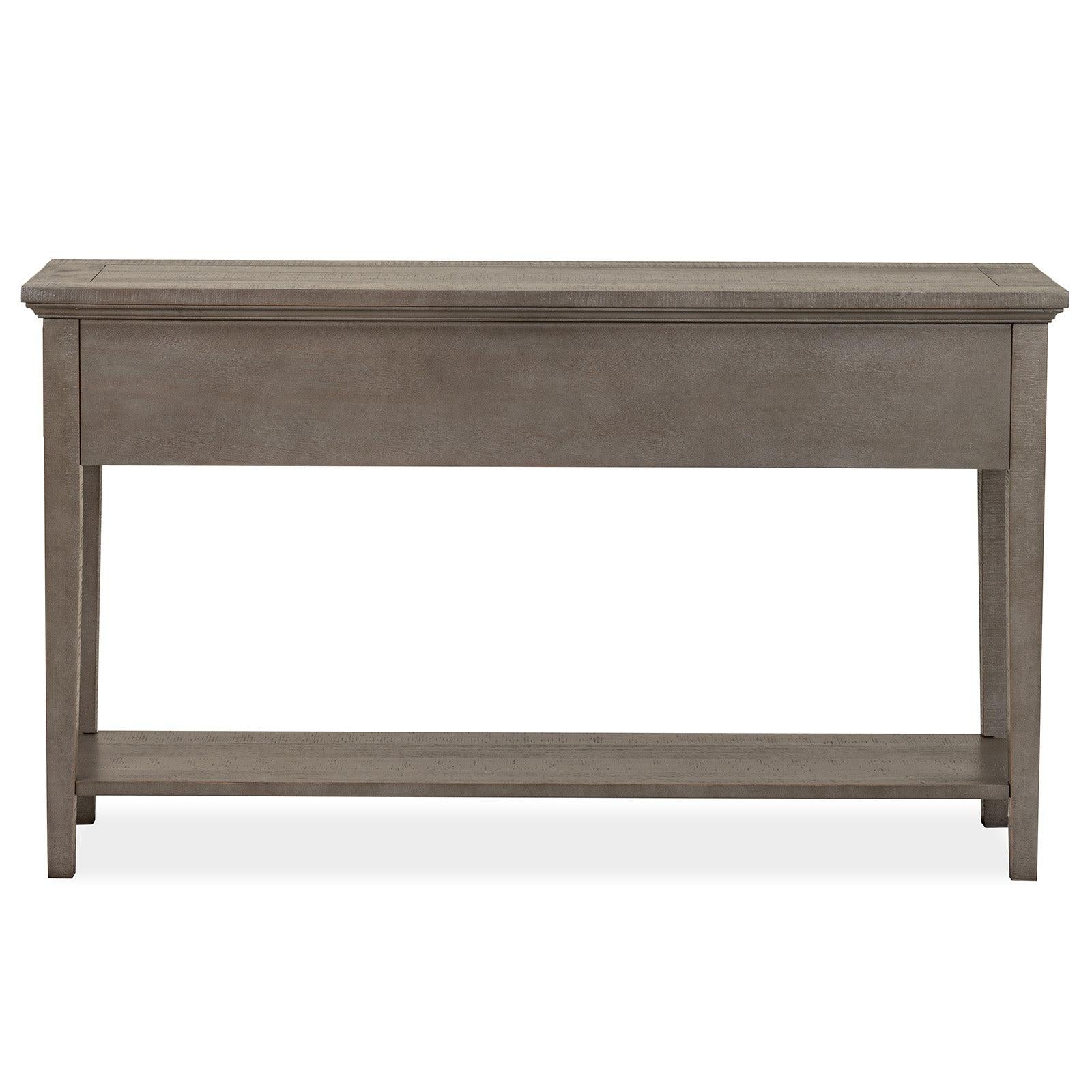 Magnussen Home Paxton Place Dovetail Grey Rectangular Sofa Table