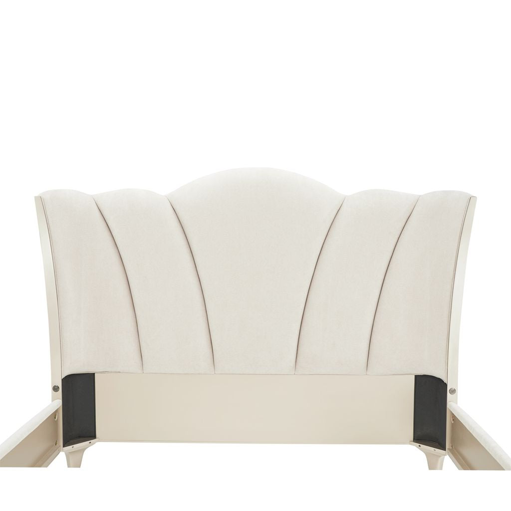 Michael Amini La Marisia Upholstered Bed - Tranquil/Champagne Gold