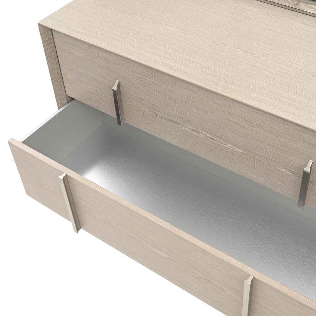 Michael Amini Lotus Bay Large Dresser - Sand
