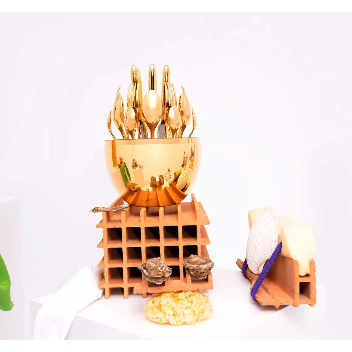 Christofle Mood Gold 24-Carat 24-Piece Gold Flatware Set