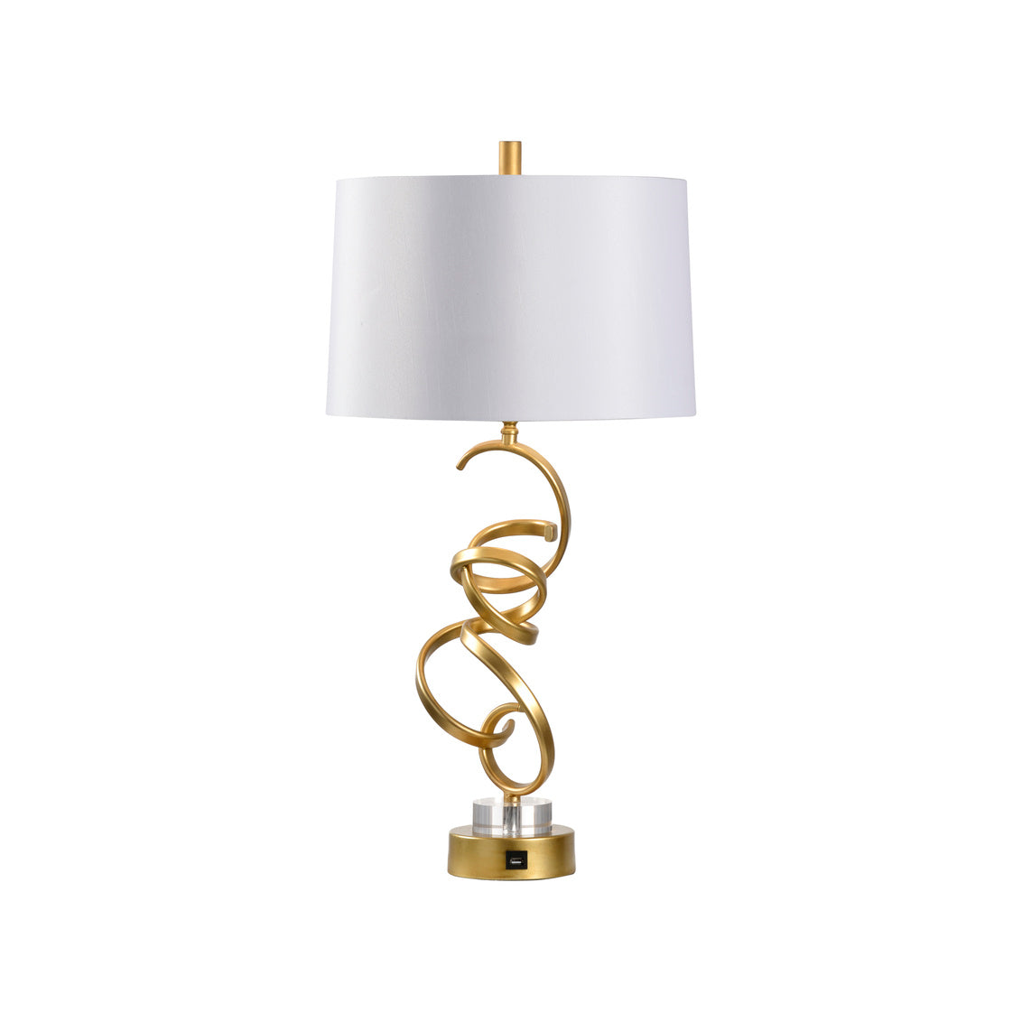 Chelsea House Swirl Gold Lamp