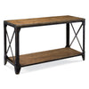 Magnussen Home Pinebrook Distressed Natural Pine Rectangular Sofa Table