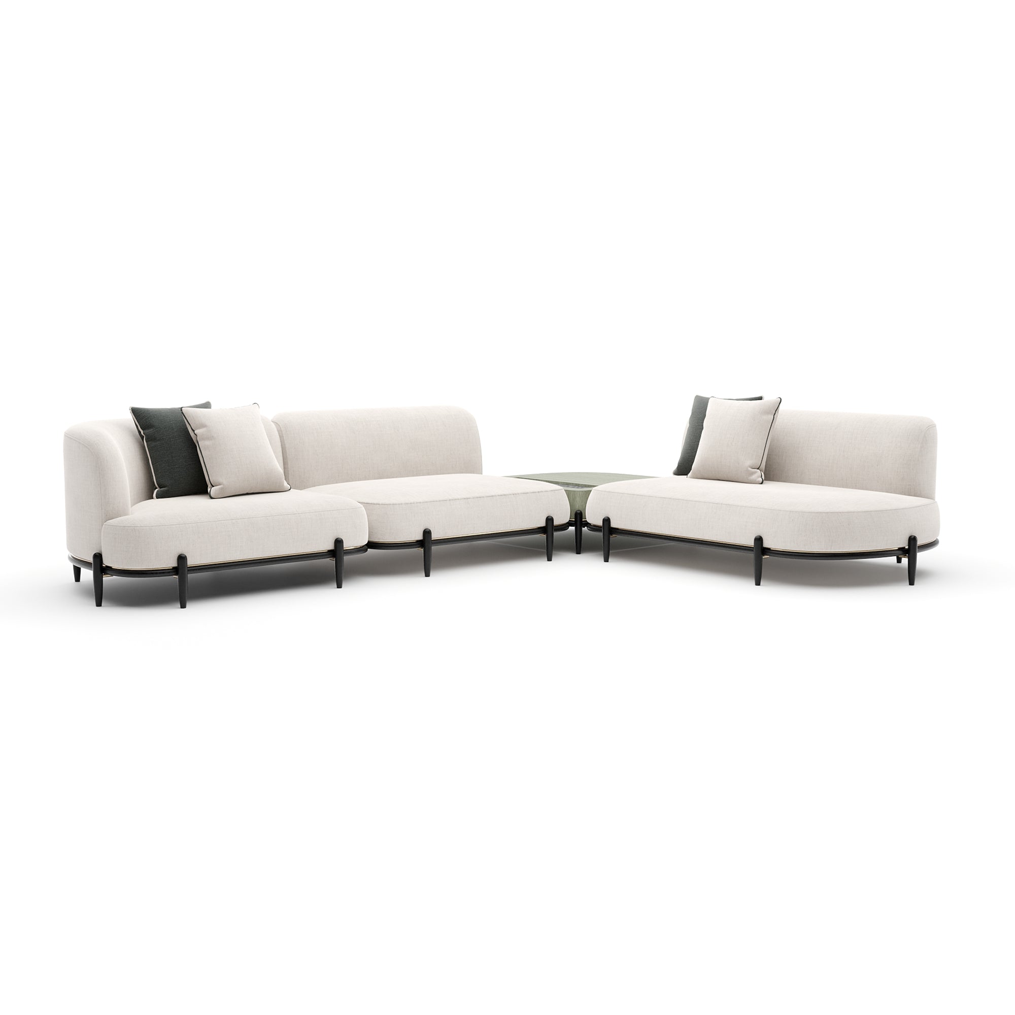 Caracole Madera Sectional