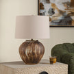 Uttermost McKinley Textured Brown Table Lamp