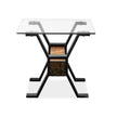 Magnussen Home Sawyer Toasted Nutmeg And Smoked Iron Rectangular End Table
