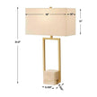 Uttermost Warrick Modern Travertine Table Lamp
