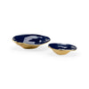 Wildwood Waving Edge Blue Bowls Set of 2