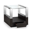 Magnussen Home Revere Graphite Rectangular End Table