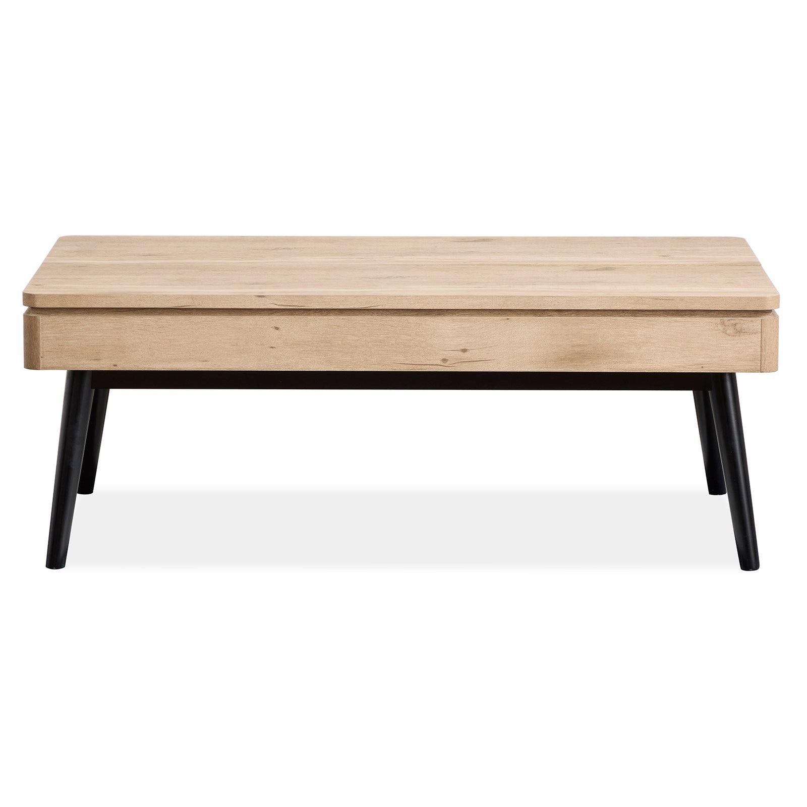 Magnussen Home Fletcher Driftwood Lift Top Storage Cocktail Table