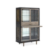 Magnussen Home Ryker Nocturn Black & Coventry Grey Display Cabinet