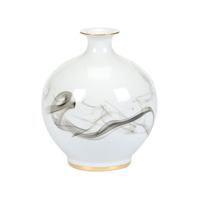Wildwood White Cinder And Smoke Vase