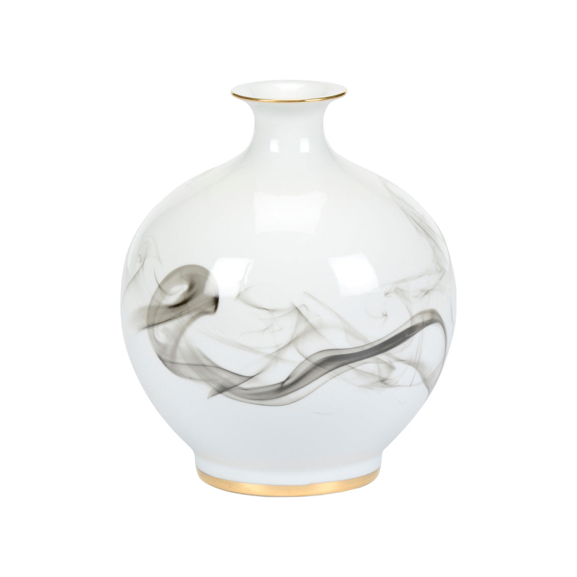 Wildwood White Cinder And Smoke Vase