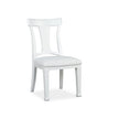 Magnussen Home Kingston Whisper White & Cerused Nutmeg Upholstered Side Chair Set of 2