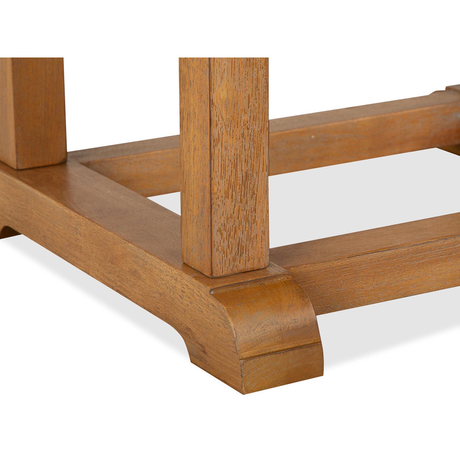 Magnussen Home Lindon Belgian Wheat Rectangular End Table