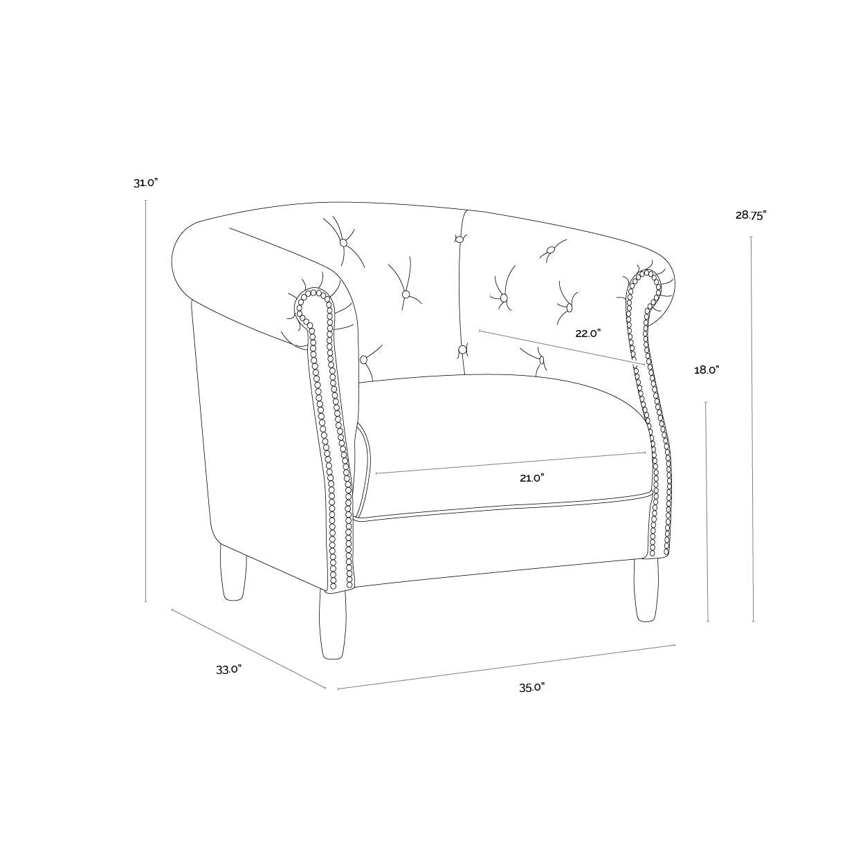 Sunpan Marjorie Lounge Chair