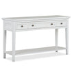 Magnussen Home Heron Cove Chalk White Rectangular Sofa Table