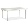 Magnussen Home Willowbrook Egg Shell White Extendable Rectangular Dining Table