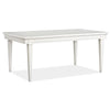 Magnussen Home Willowbrook Egg Shell White Extendable Rectangular Dining Table