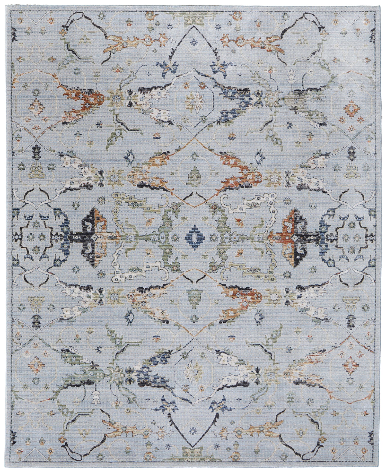 Feizy Melrose 39P4F Rug in Blue/Multi