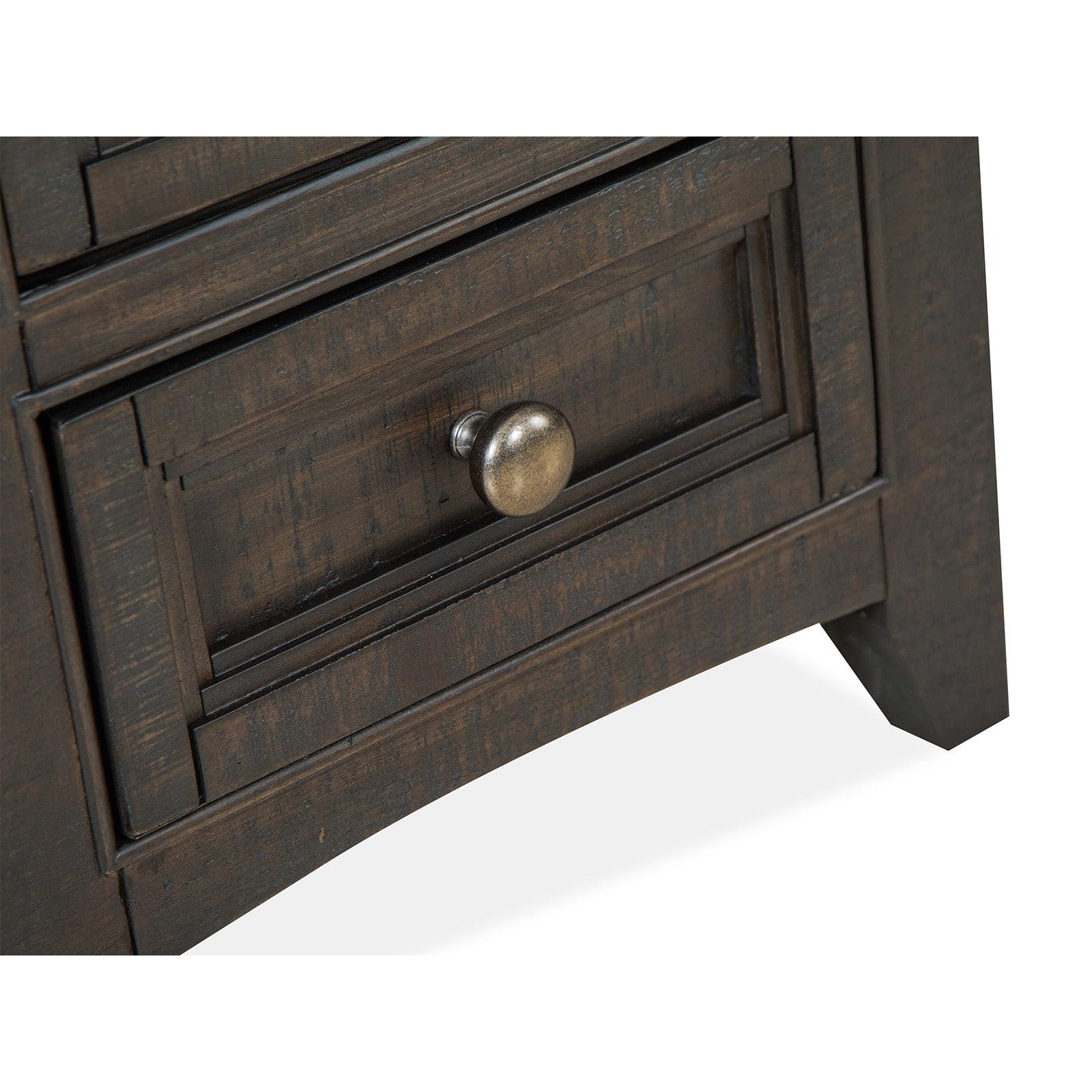 Magnussen Home Westley Falls Graphite Chairside End Table