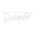 Sunpan Rogers Ink Sofa