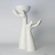 Global Views Matte White Ceramic Palma