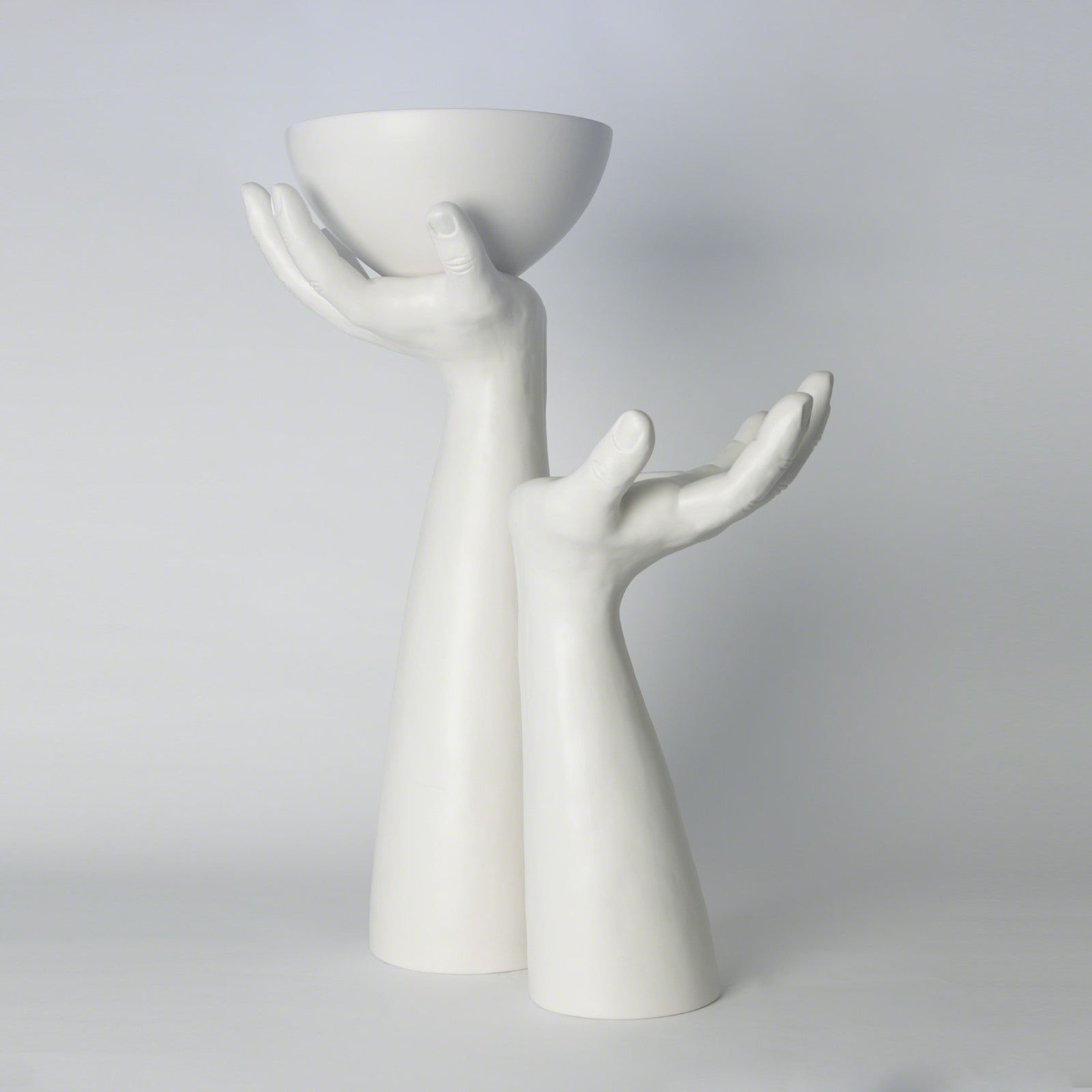 Global Views Matte White Ceramic Palma