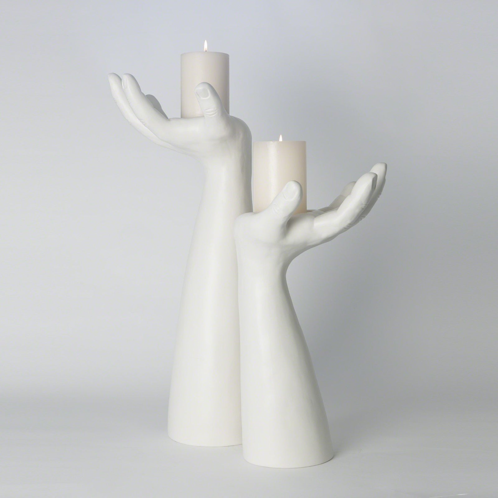 Global Views Matte White Ceramic Palma