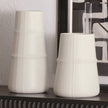 Global Views Soft White Linen Vase