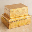 Global Views Luxe Gold Leaf Box