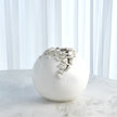 Global Views White Cascading Reef Vase