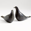 Global Views Bronze Oiled Doves Pair