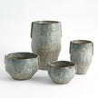 Global Views Reactive Seafoam Pinch Pot Vase