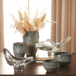 Global Views Reactive Seafoam Pinch Pot Vase