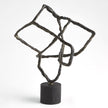 Global Views Bronze Tangled Sculpture