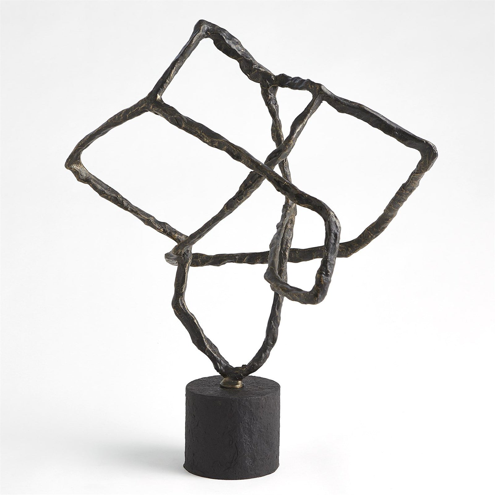 Global Views Bronze Tangled Sculpture