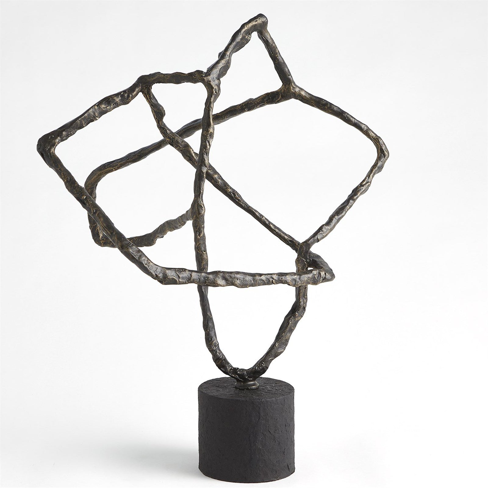 Global Views Bronze Tangled Sculpture