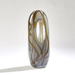 Global Views Grey Amber Swirl Vase