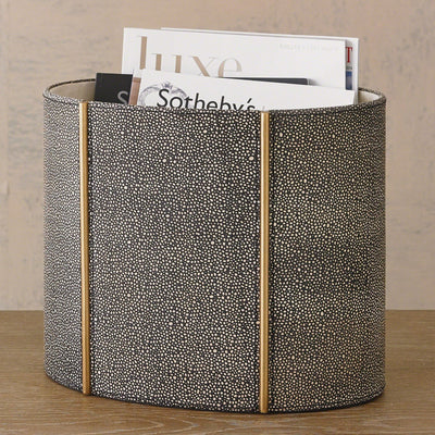 Global Views Oval Churchill Wastebasket