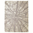 Global Views Ivory Natural Grey Vortex Rug