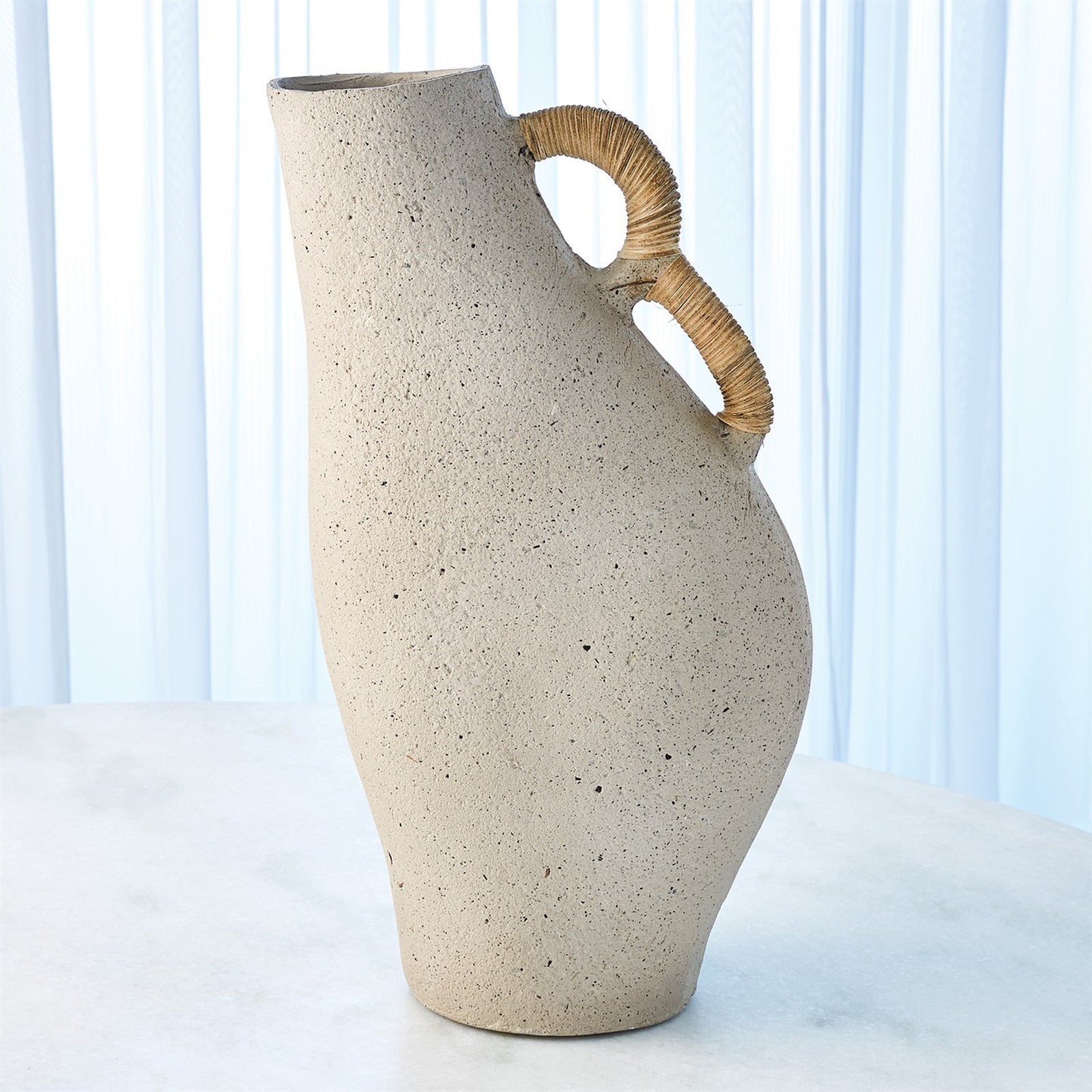 Global Views Sandstone Leaning Vase