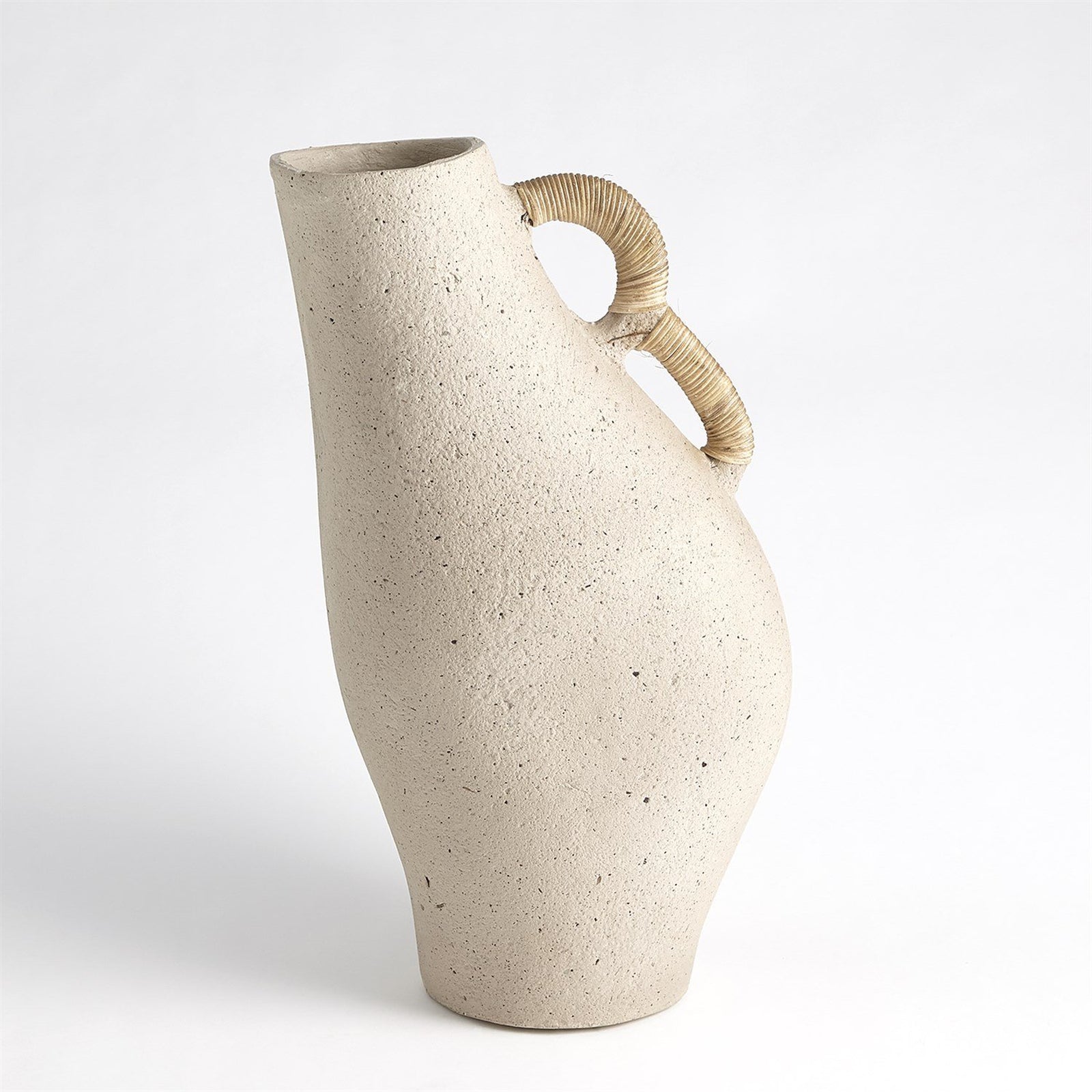 Global Views Sandstone Leaning Vase