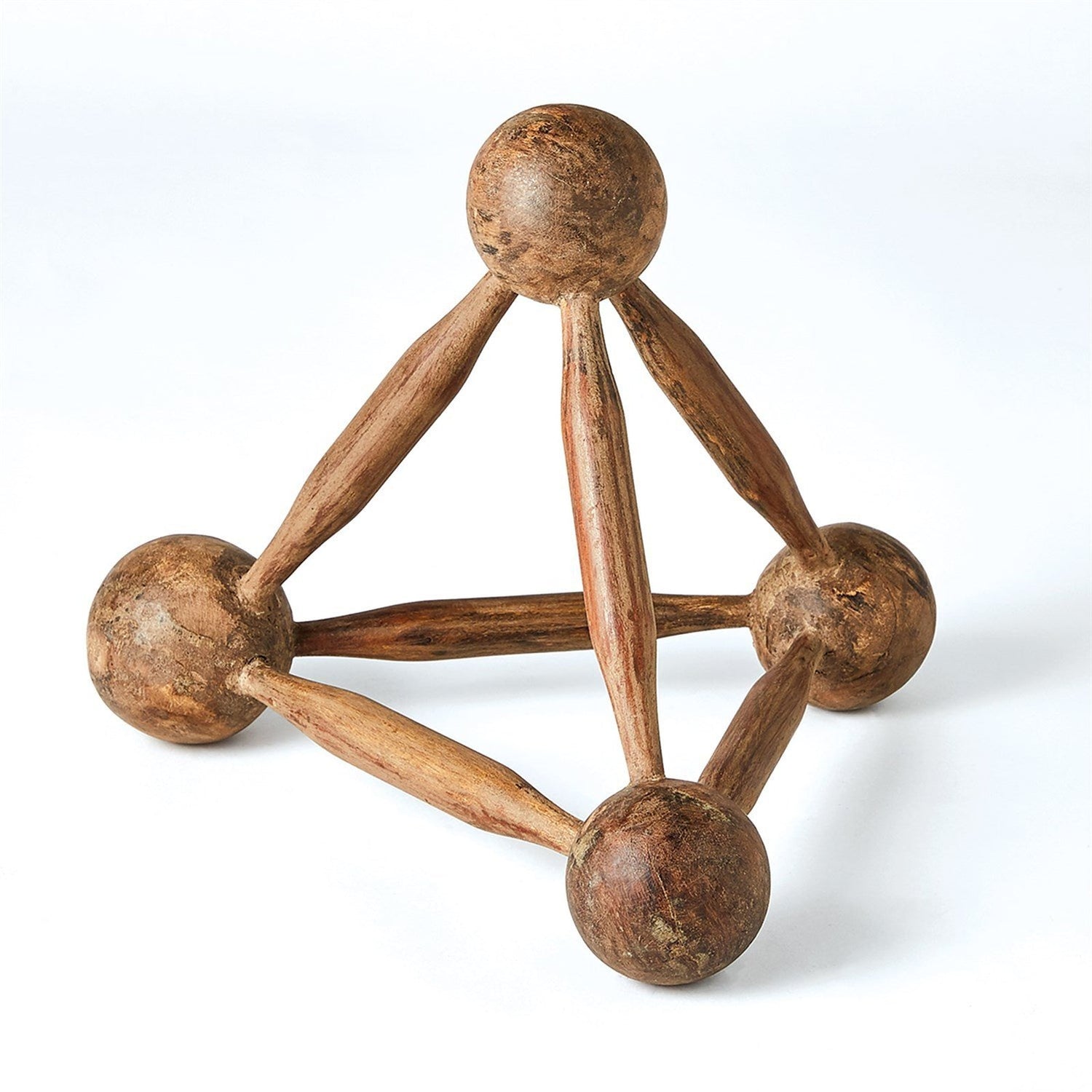Global Views Rollerpin Sculpture Wooden Ball